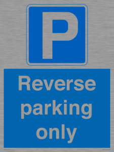 Reverse parking only